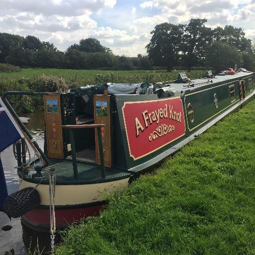 A Frayed Knot 57' Semi-Trad narrowboat based on the Oxford Canal near Braunston