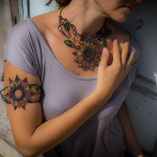 OxanaPavlovaArt's profile picture. Hi. I make macrame jewelry by hand . All pieces are exclusive. Made with love.