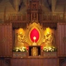 (Perpetual-pre pandemic) Eucharistic Adoration at St. Clement Eucharistic Shrine. Currently adoration is 12noon-8 pm.