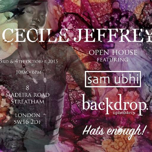 BACKDROP are back and will be appearing alongside high fashion deisgner Cecile Jeffrey at her Open House event! E-mail for details! backdropexperience@live.com