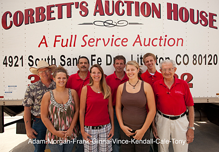 Corbett's Auction House in Denver, Colorado is a full-service, auction house,  estate sale and liquidation  company serving the entire Denver Metro area