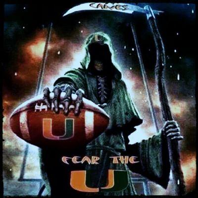 Die hard Cane, Dolphins, Heat fan. South Florida born and raised