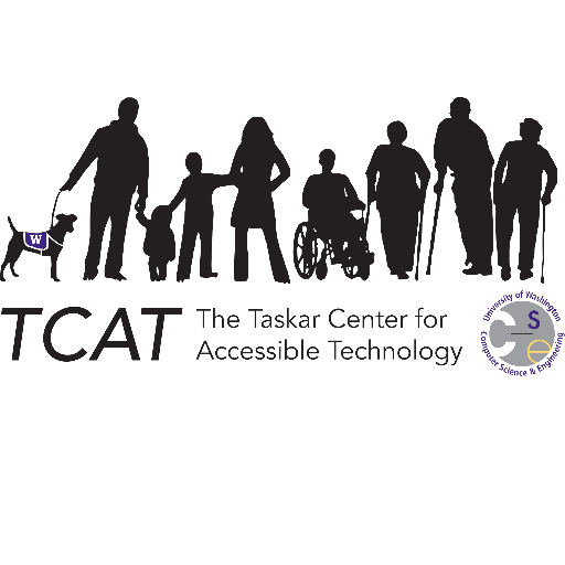 Taskar Center for Accessible Technology at the University of Washington Department of Computer Science & Engineering: Enhance access to everyday technologies!