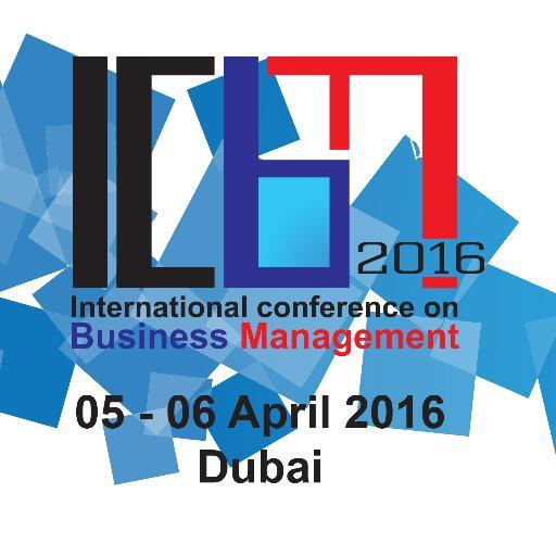 The International Conference On Business Management 2016 - Best Practices in Business – Review and Appreciation.