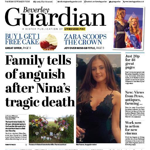 Your NEW Beverley Guardian now contains more pages, more news, more features, more what's on and more of everything in your favourite newspaper.