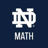 Notre Dame Math (@notredamemath) 's Twitter Profile