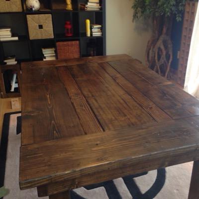 woodworking and concrete furniture. built with the concept of teaching people to use their hands and mind to overcome addiction, ptsd, job loss, depression.