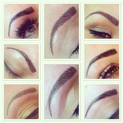 Semi Permanent Make Up -Wake Up With Make Up ✨Natural Hairstroke Brows, Lip Liner and Eye Liner