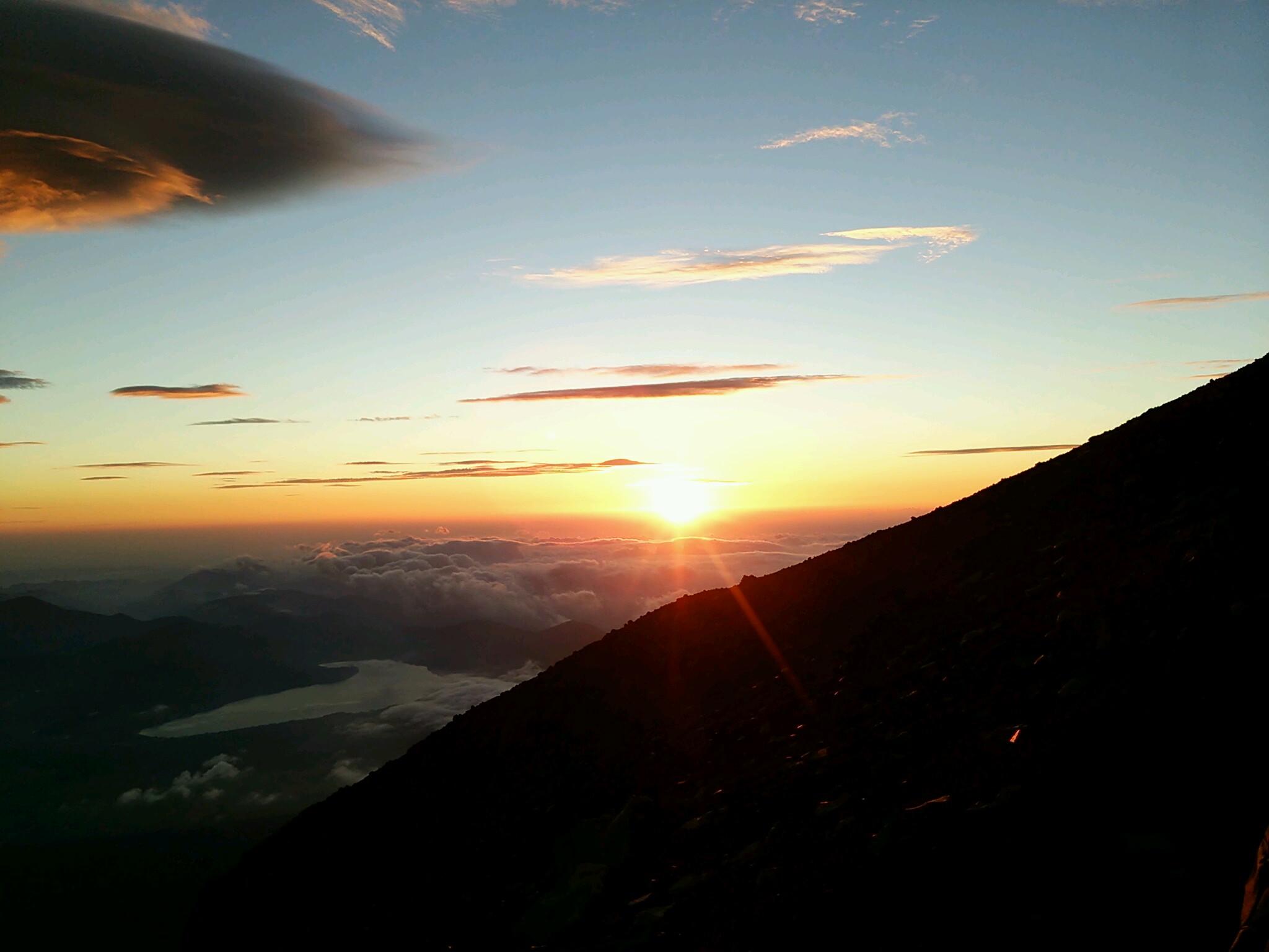 Mt.Fuji からのご来光。2015.9.13