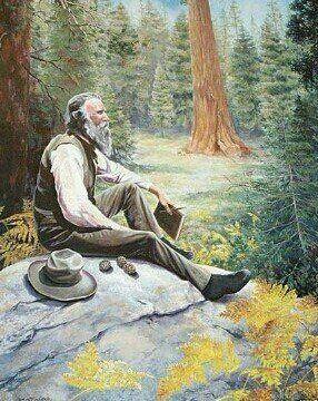 John Muir - Scot & Father of US National Parks &  Sierra Club. 
Conservationist, scribbler, walker. 
Born in Dunbar, Scotland. 
#JohnMuirDay is 21st April.