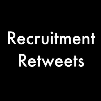 We will retweet handpicked jobs posted by UK recruitment agencies - use #RecruitmentRT for a Retweet!