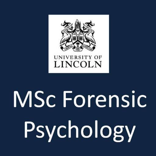 Offiical feed for news, updates, and info related to the MSc in Forensic Psychology course at the University of Lincoln. For research news, follow @FCRG_UoL