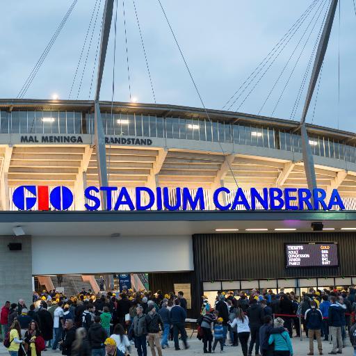 Official Twitter account of GIO Stadium Canberra. Home ground to the Canberra Raiders and Brumbies Rugby.