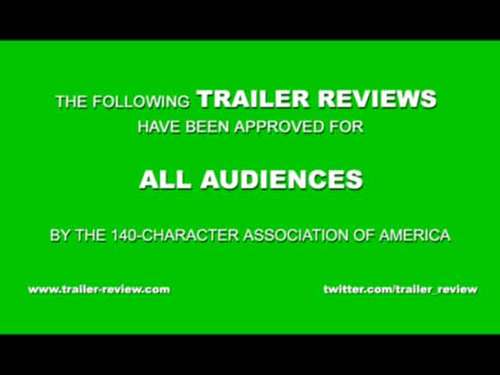 trailer_review's profile picture. My short takes on Hollywood's upcoming movies via the online preview trailers.