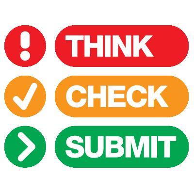 Choose the right outlet for your research. Think. Check. Submit. Visit https://t.co/11WzM4LQ5s for tools, advice and resources.