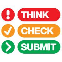 Think. Check. Submit. (@thinkchecksub) 's Twitter Profile Photo Think. Check. Submit. (@thinkchecksub) 's Twitter Profile Photo