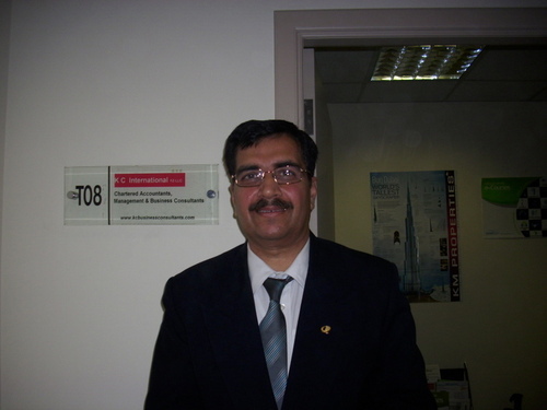 CHARTERED  ACCOUNTANT in practise. Head Office in Dubai and branch in New Delhi.