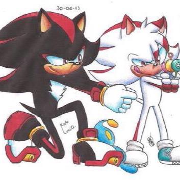 Son to @LegendHedgehog and @SexyRoseQueen , I'm Chaos The Hedgehog , I'll be strong just like my father , he is my ultimate father , I'm white and Red stripes