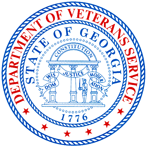 Seal of the department of veterans services, State of Georgia