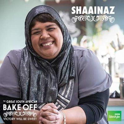 shainaazk's profile picture. contestant on Great SA bake off, cake baker, movie lover and a real sweetheart #SABakeOff / instagram: shainaazk