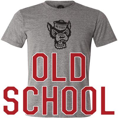 NC State Wolfpack focused spinoff of Old School Graphics full service branding and apparel