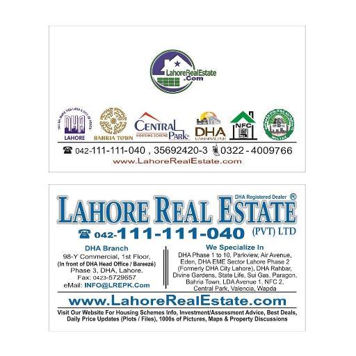 DHALahoreDealer's profile picture. Pakistan Realtor Agents Dealers.  https://t.co/MbLnbeD7N6 DHA Lahore Multan Gujranawala Bahawalpur Bahria Town Lahore Sector B C D E F Orchard