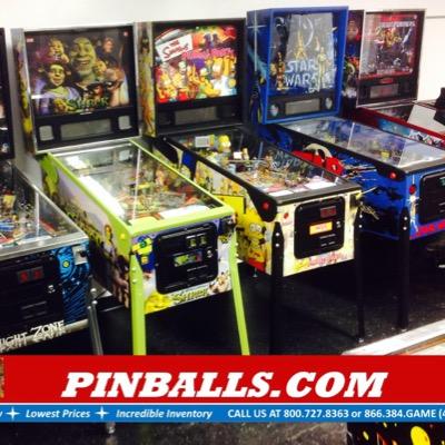 We carry the largest inventory of Pinballs and Arcade Games in the world!! Check out our website http://t.co/IF48AInWd3