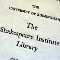 ShakesInstituteLib(@ShakesInstLib) 's Twitter Profile Photo