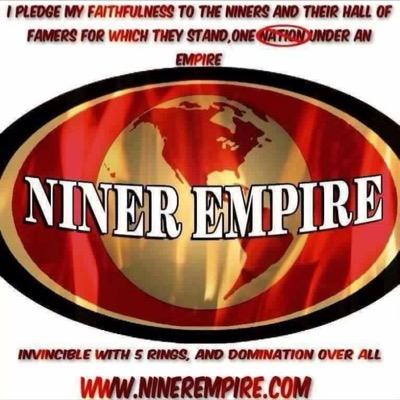 Official NINER EMPIRE page. https://t.co/8r5gh4TrlU FOUNDER of NINER EMPIRE #PUTINWORK #NINEREMPIRE #REALDEAL #AUTHENTICATED #49ERS