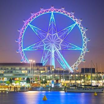 The only giant observation wheel in the Southern Hemisphere!