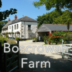 Here at Boscrowan,we have two award winning holiday cottages, set in 25 acres. Close to both North and South coasts - a great base for exploring