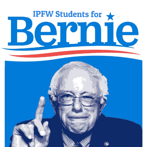 IPFW Students for Bernie is a grassroots community designed to raise support and awareness for Bernie Sanders and his bid for President in 2016.