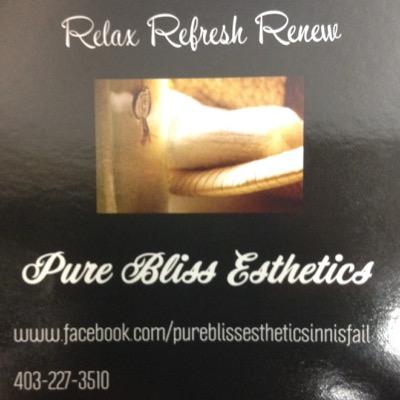 Pure Bliss Esthetics is an inviting spa locally owned and operated in Studio 41 Salon & Spa at the Co-op Mall in Innisfail, Alberta.