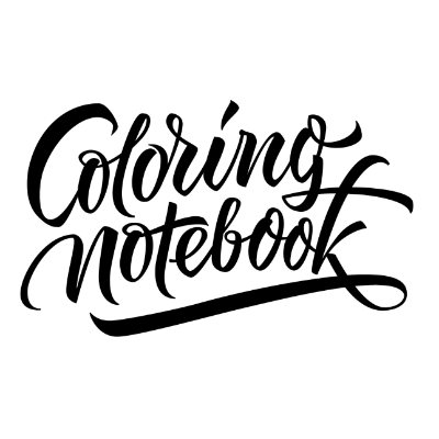 Paper notebook with coloring pages for adults. Beauty outside. Amazing inside.