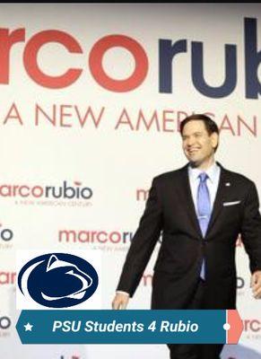 PSU Students For Rubio is a chapter of the Students For Rubio national organization dedicated to the election of Marco Rubio in 2016.