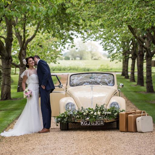 Chauffeur driven VW Cabriolet Beetle Hire in Suffolk & Cambridegshire