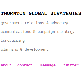 The official twitter feed for Thornton Global Strategies, Inc. Insta 📸: @thorntonglobal #globalgamechangers