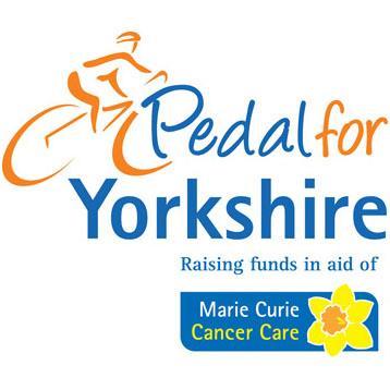 Pedal for Yorkshire raises funds for Marie Curie Cancer Care. Since 2010 we have raised over £35k.  Our Patron is Raymond Blanc OBE.