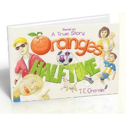 Oranges_at_HF's profile picture. Oranges at Halftime is a children's picture book which tells the tale of Eric & Benny's discovery of soccer, friendship & their journey towards the Cup