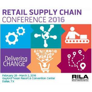 @RILAtweets Retail Supply Chain Conference 2016 | Feb. 28-Mar. 2 | Dallas, TX #RILAsupplychain