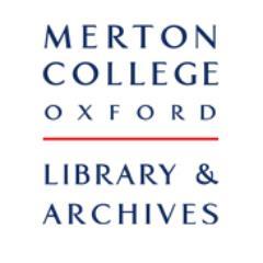 The official Twitter account of the Library of Merton College, Oxford.