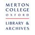 MertonCollegeLib (@mertonlib) Twitter profile photo MertonCollegeLib (@mertonlib) Twitter profile photo