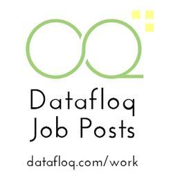 Datafloq_jobs's profile picture. Datafloq Jobs - All sort of #BigData jobs from around the globe including #IoT, #DataScience, #NLP, #MachineLearning and #PredictiveAnalytics vacancies.