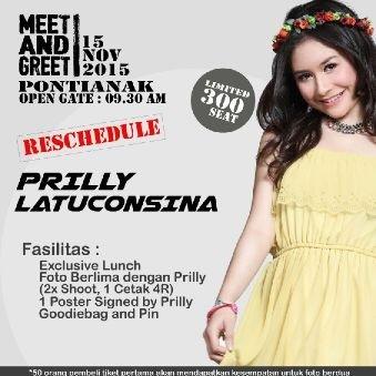 Pesan tiket MnG @PrillyBie diPontianak hub. 087819099463 || Always support you @PrillyBie ❤ || Followed by @PrillyBie