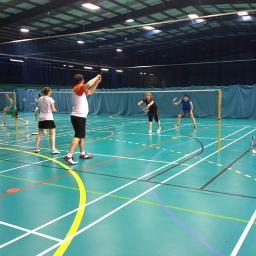 A Manchester badminton club that play at the Sportsdome and compete in the Manchester badminton league.