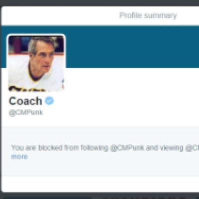 Cm Punk Blocked Us Punkblockedulol Twitter Cm Punk Blocked Us Punkblockedulol Twitter
