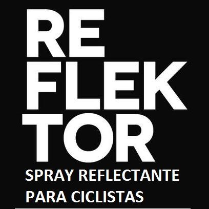 Spray super reflectante para ciclistas