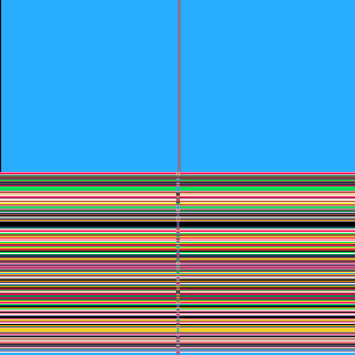 Randomly generated expressions for animated images using the Pico-8 palette