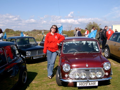 I am Classic Mini Mad! A member of the North Devon Mini Register!