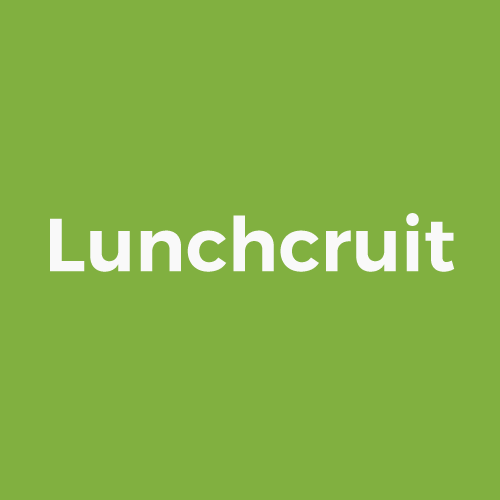 Lunchcruit is a zero-commitment free lunch with an amazing company.